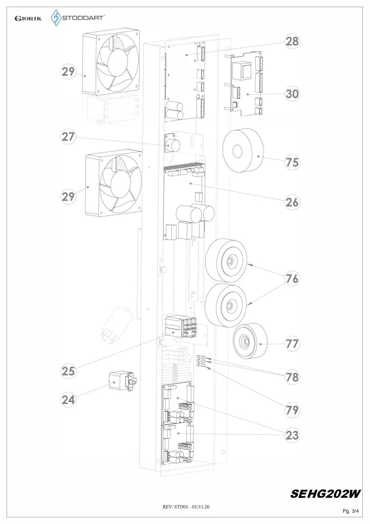 Giorik Steambox Evolution Boiler Gas Combi Oven - 20 x 2/1GN