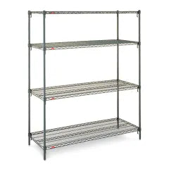 Metro / NK3.4T74.1430 / Super Erecta Metroseal 3, 4 Wire Shelves, 4 Posts / 19.3kg / W760 x D355 x H1890 / 12 years warranty