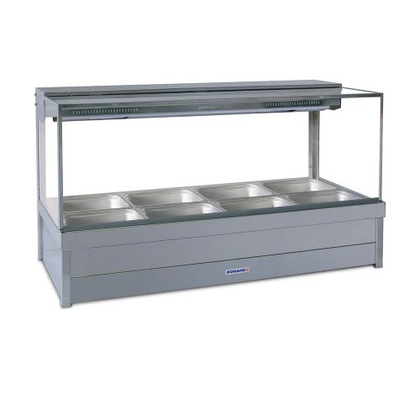 Roband S23 Square Glass Hot Food Display Bars / W1030-D615-H750 mm