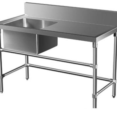 Brayco SSL Stainless Sink - Left Bench, 1 Bowl (67L) / W1350-D700-H900 mm