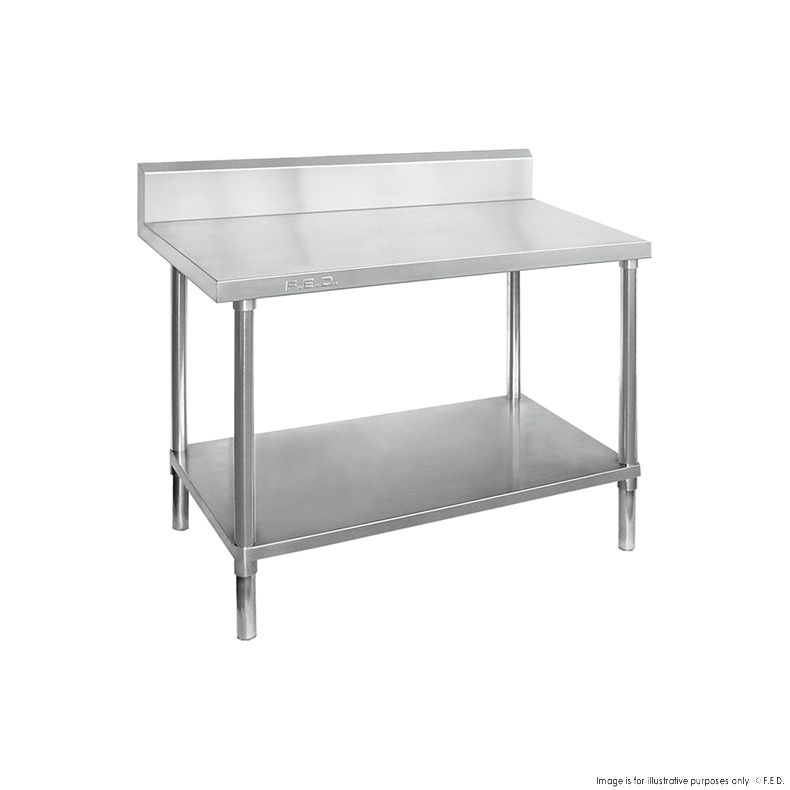 Modular systems WBB6-2400/A Workbench with Splashback