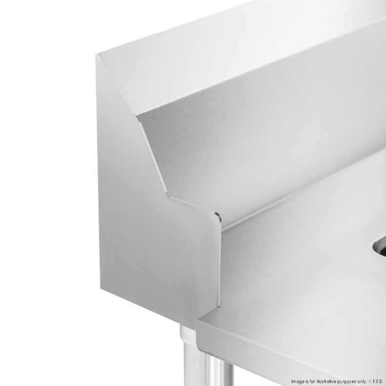 Left Inlet Single Sink Dishwasher Bench SSBD7-1200L/A