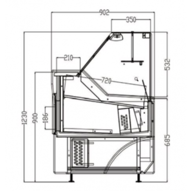 Thermaster ST15LC Compact Deli Display 1590mm
