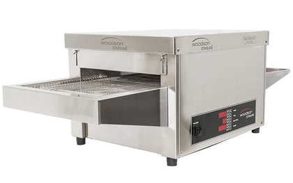 Woodson / W.CVS.M.25 / Snackmaster Conveyor Oven, 356mm belt width (25A)- 6kW / 69kg / W1200 x D505 x H454 / 1Y Warranty