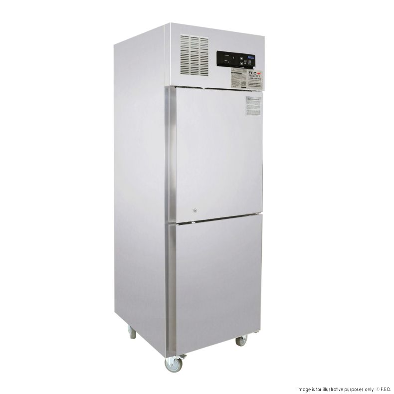 Thermaster SUC500 TROPICAL 2 x Half door SS Fridge 620w 500L