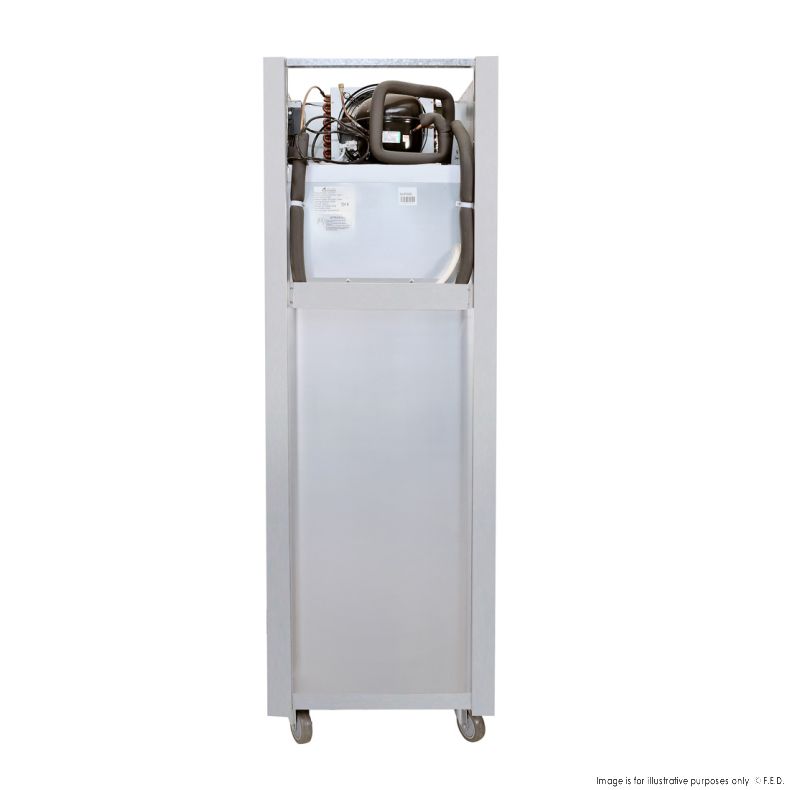 Thermaster SUC500 TROPICAL 2 x Half door SS Fridge 620w 500L
