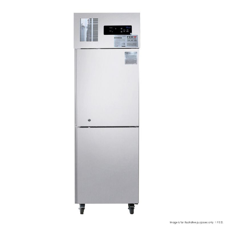 Thermaster SUC500 TROPICAL 2 x Half door SS Fridge 620w 500L