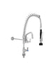 3monkeez T-3M53106-C Compact Stainless Steel Pre-Rinse with 6