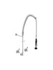 3monkeez T-3M53810 Stainless Steel Wall Stops And Elbow Pre Rinse Unit
