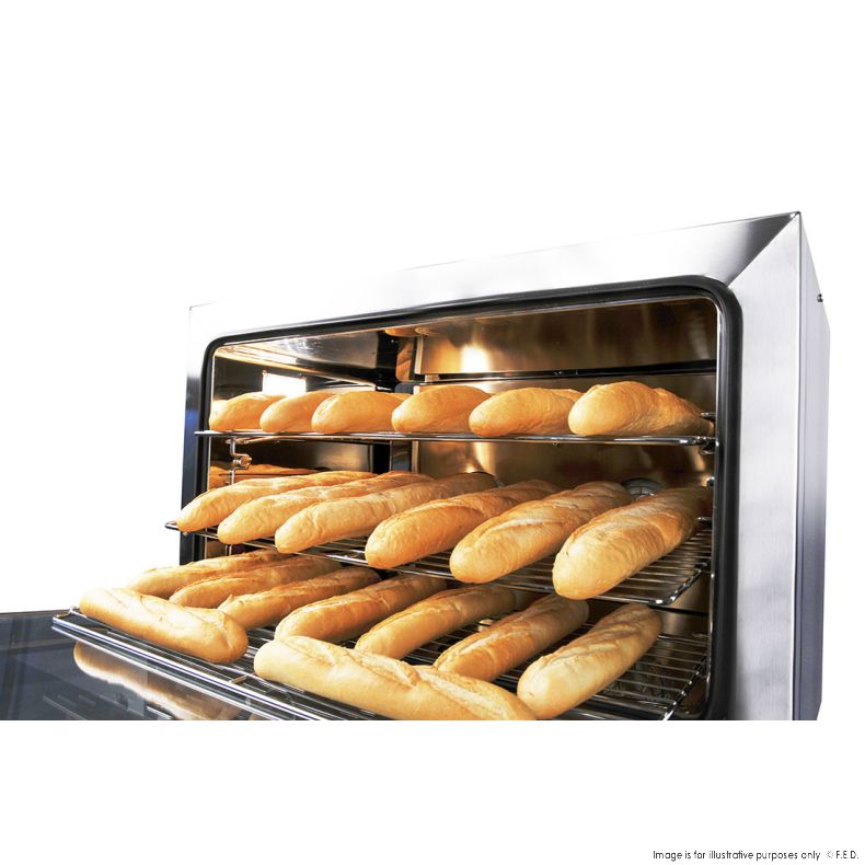 Tecnodom Nerone EKO 600x400 Tray Convection Oven - TDE-3B