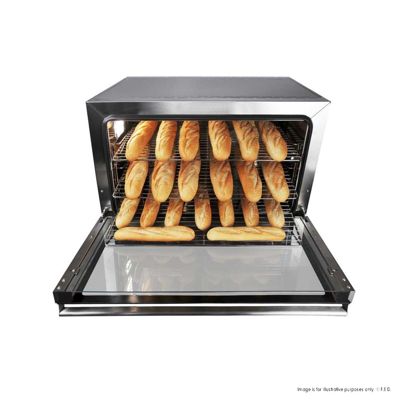 Tecnodom Nerone EKO 600x400 Tray Convection Oven - TDE-3B