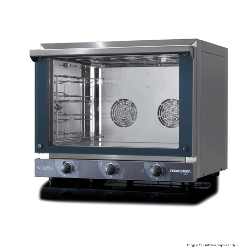 Tecnodom Nerone EKO GN 1/1 Tray Convection Oven with Grill - TDE-4CGNG