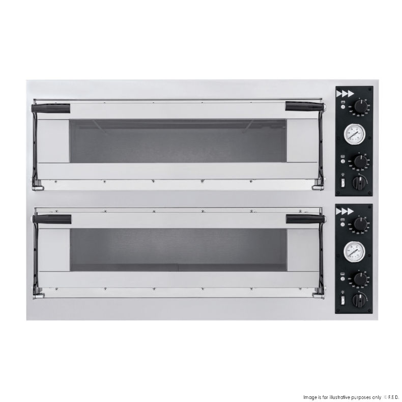 Prisma Food Pizza Ovens Single Deck 6 x 35cm - TP-2-1-SD
