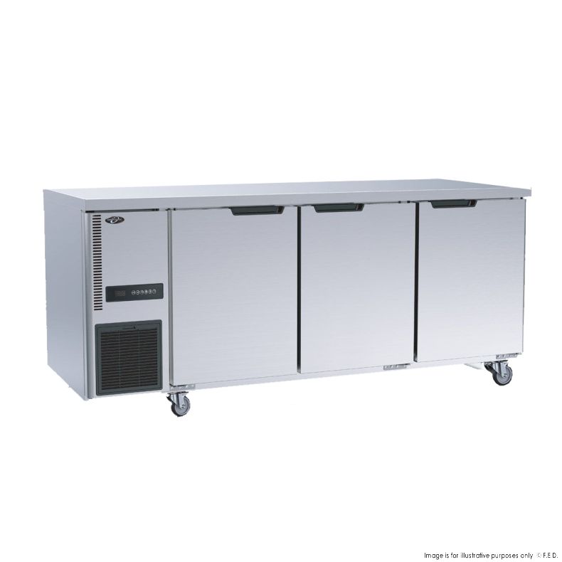 Thermaster TL1800TN-3D Stainless Steel Triple Door Workbench Fridge 360L W1800mm