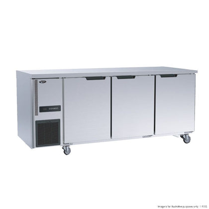 Thermaster TL1800TN-3D Stainless Steel Triple Door Workbench Fridge 360L W1800mm