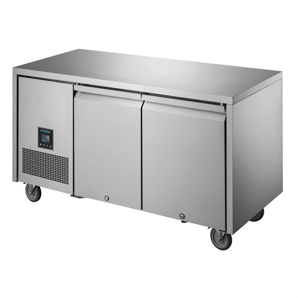 Polar U-Series Premium Double Door Counter Freezer 267Ltr - 605W. Total usable capacity: 196 Ltr. R290.