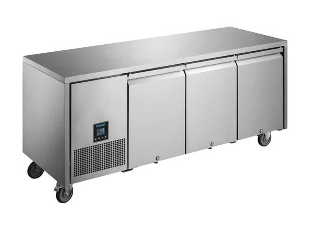 FED/UA008-A/Polar U series Premium 3 Door Counter Freezer/123.8kg 660x1885x850