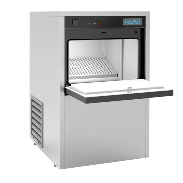 Polar U-Series Countertop Ice Machine with UVC 20kg - 185W. Up to 20kg/day. With UVC function