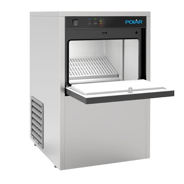 Polar U-Series Countertop Ice Machine with UVC 20kg - 185W. Up to 20kg/day. With UVC function