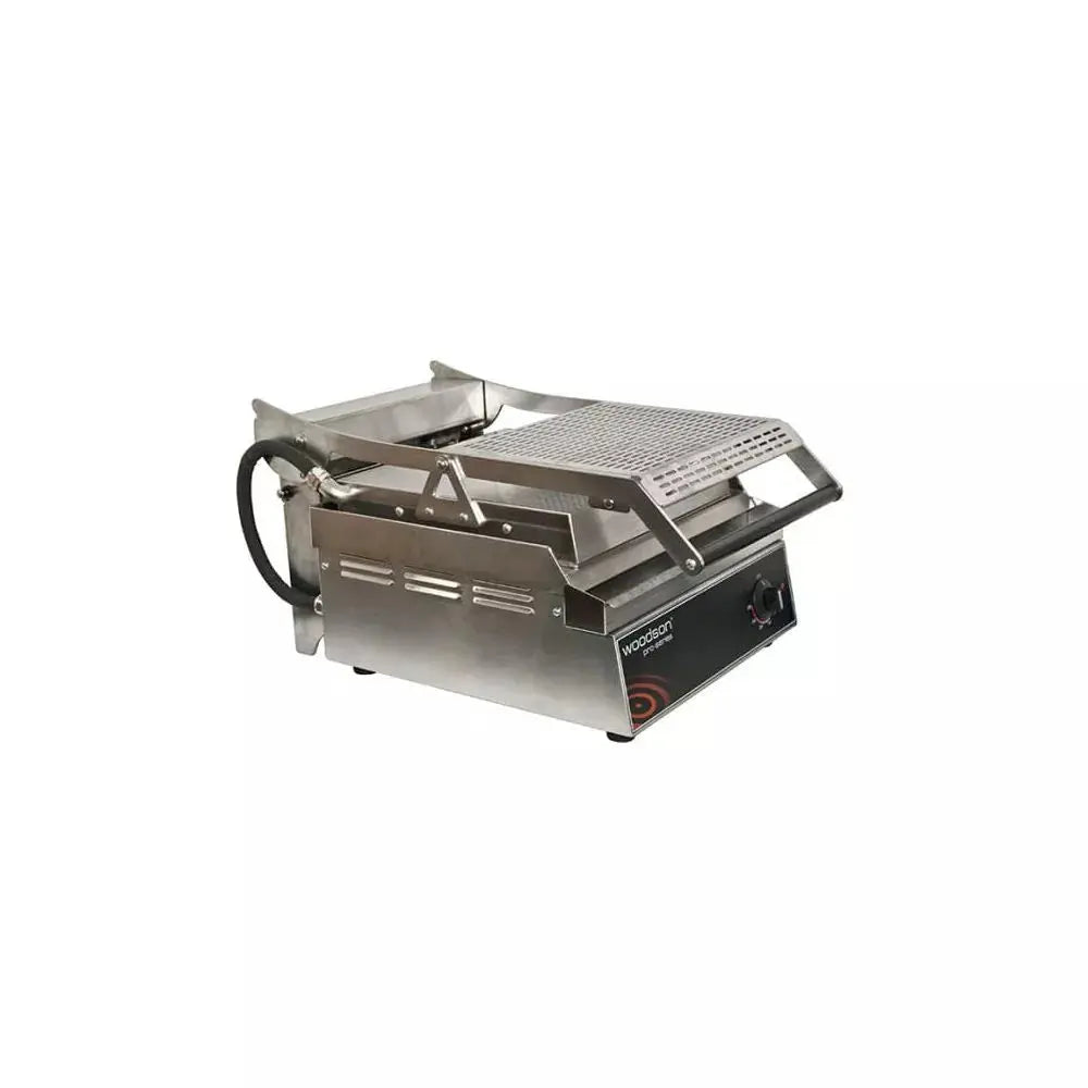 Woodson W.GPC350 PRO SERIES CONTACT GRILL - Manual Control, Stainless Steel Plate(10A) - 2.2kW