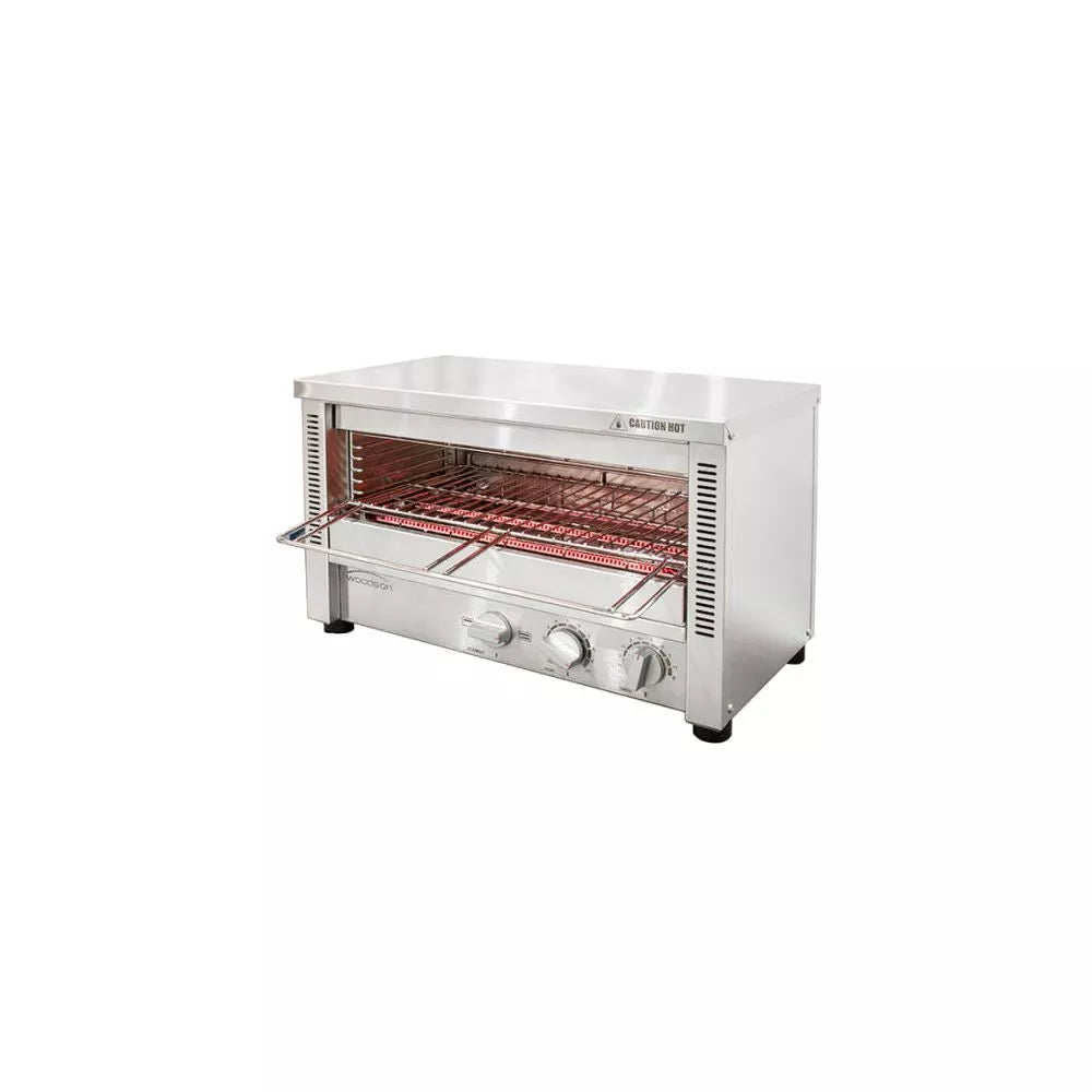 Woodson W.GTQI8.15 8 Slice Multi-Function Glass Element Toaster Griller - 15 amp