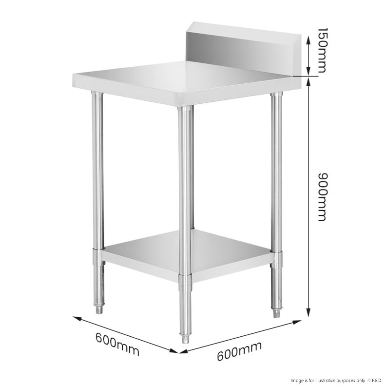WBB6-0600/A Workbench with Splashback
