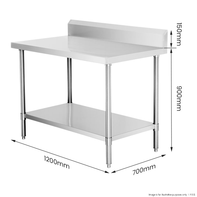 WBB7-1200/A Workbench with Splashback