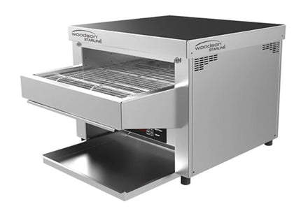 Woodson / W.CVT.BUN.30 / Bun Conveyor Oven(30A) - 7.2kW, 420 Buns per hour / 69Kg / W630 x D908 x H485 / 1Y Warranty