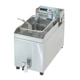 Woodson / W.FRSA110 / Autolift Fryer with 11L pan(15A) - 48kW / 29Kg / W272 x D666 x H486 / 1Y Warranty