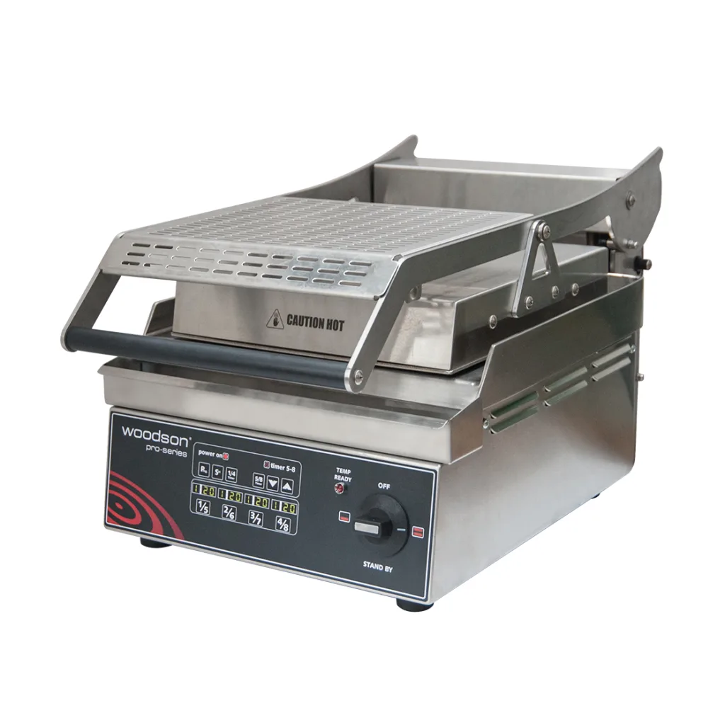 Woodson W.GPC61SC Pro-Series Computer Controlled Contact Grill - Single Plate