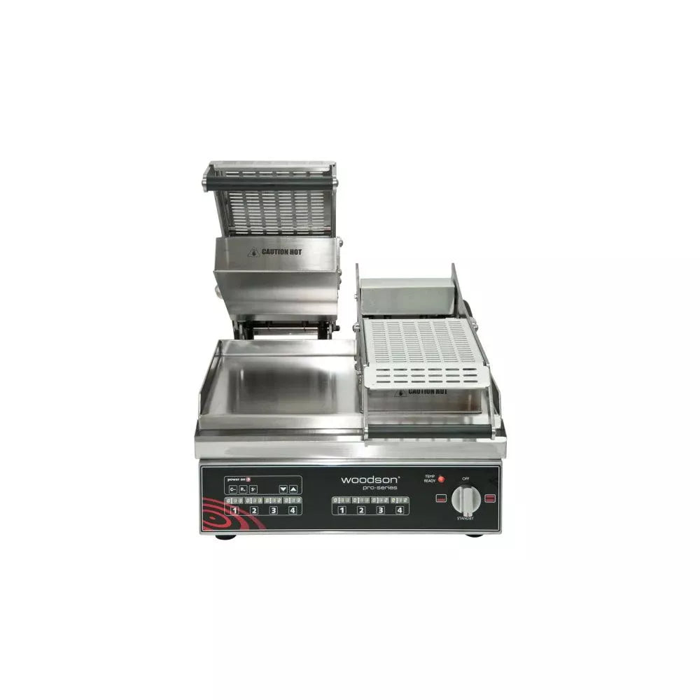 Woodson W.GPC62SC Pro-Series Computer Controlled Contact Grill - Split Plate