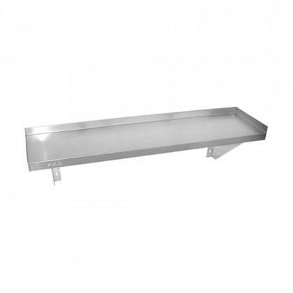 FED 0900-WS1 Stainless Steel Solid Wall Shelf, 900 X 300mm deep