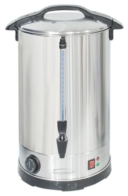 Woodson / W.URN20 / 20L Capacity Stainless Steel Urn (10A) - 2.2kW / 5Kg / W325 x D325 x H500 / 1Y Warranty