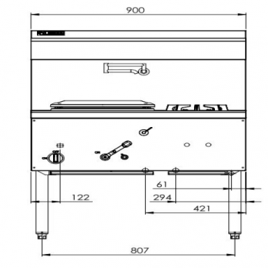Luus WZ-1C2B Asian Range Waterless Woks