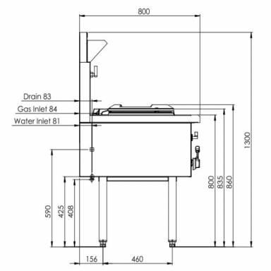 Luus WZ-1C2B Asian Range Waterless Woks