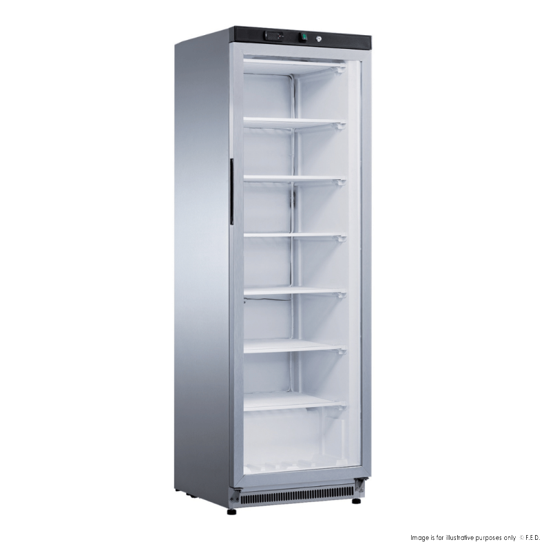 FED-X Single Glass Door Freezer 340L - XF400SG - Catering Sale