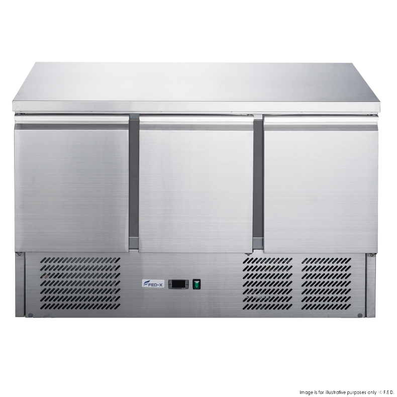 FED-X Compact Workbench Fridge - XGNS1300B - Catering Sale