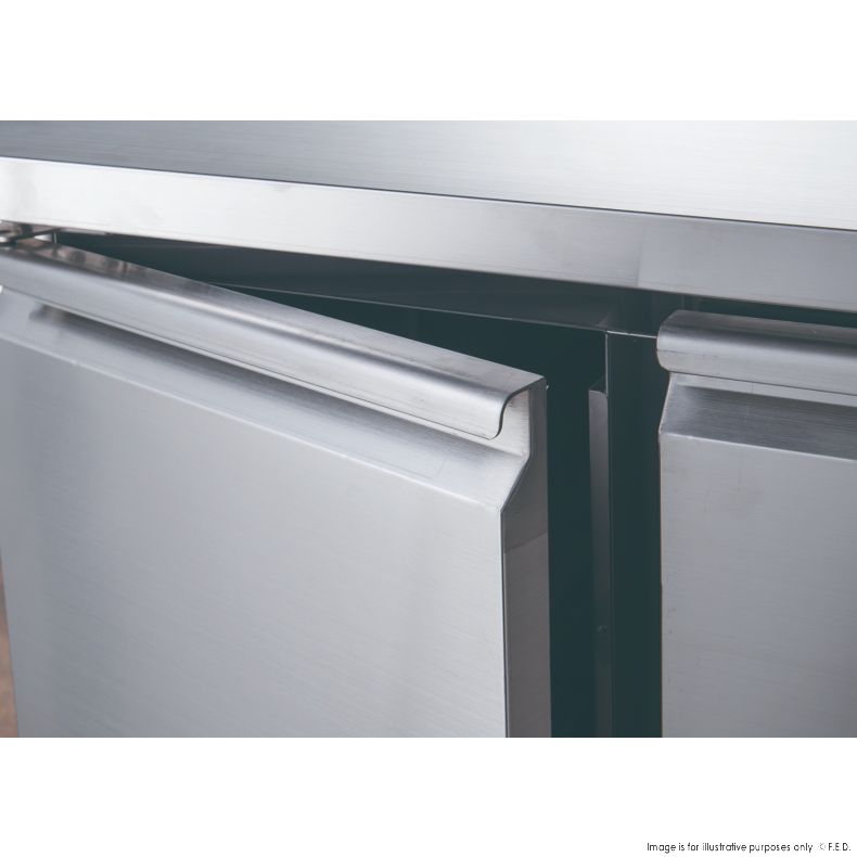 FED-X Three Door Salad Prep Fridge - XGNS1300S - Catering Sale