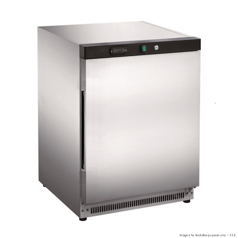FED-X 130L S/S Bar Cooler Solid Door - XR200SS - Catering Sale