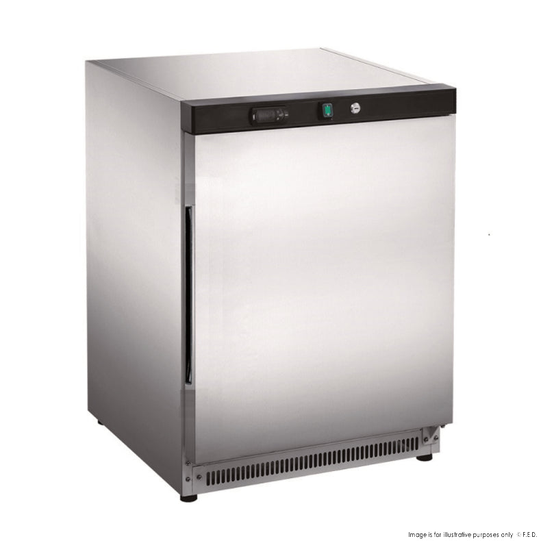 FED-X XR200SS 130L S/S Bar Cooler Solid Door 600W