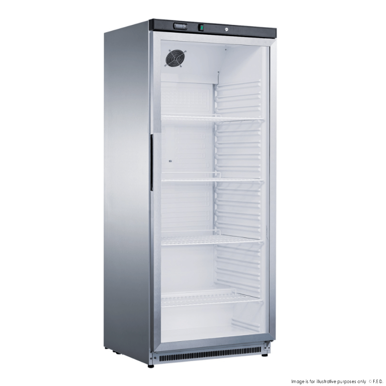 FED-X 570L Single Glass Door Fridge - XR600SG - Catering Sale