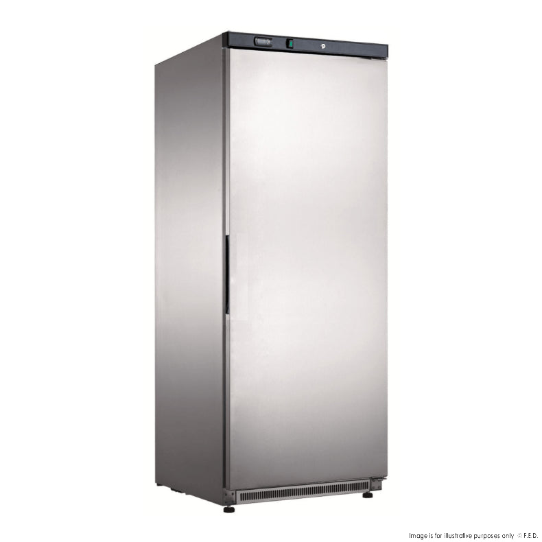 FED-X 570L S/S Single Solid Door Fridge - XR600SS - Catering Sale