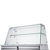 FED-X Two Door Salad Prep Fridge with Square Glass Top - XS900GC
