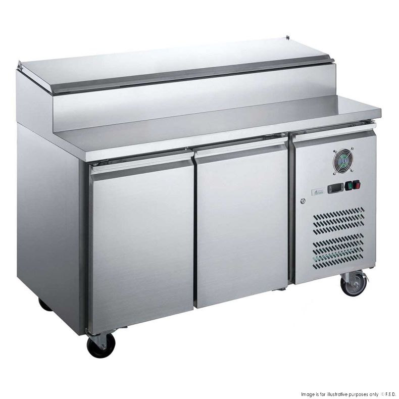 FED-X S/S Two Door Sandwich Counter - XSS7C13S2V - Catering Sale