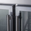 FED-X XUB7C13G2V Two Glass Door Bench Fridge 282L W1360mm