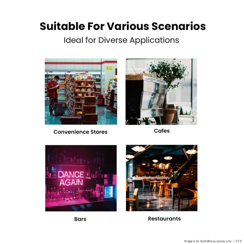 FED-X S/S Two Full Door Upright Fridge - XURC1200SFV - Catering Sale