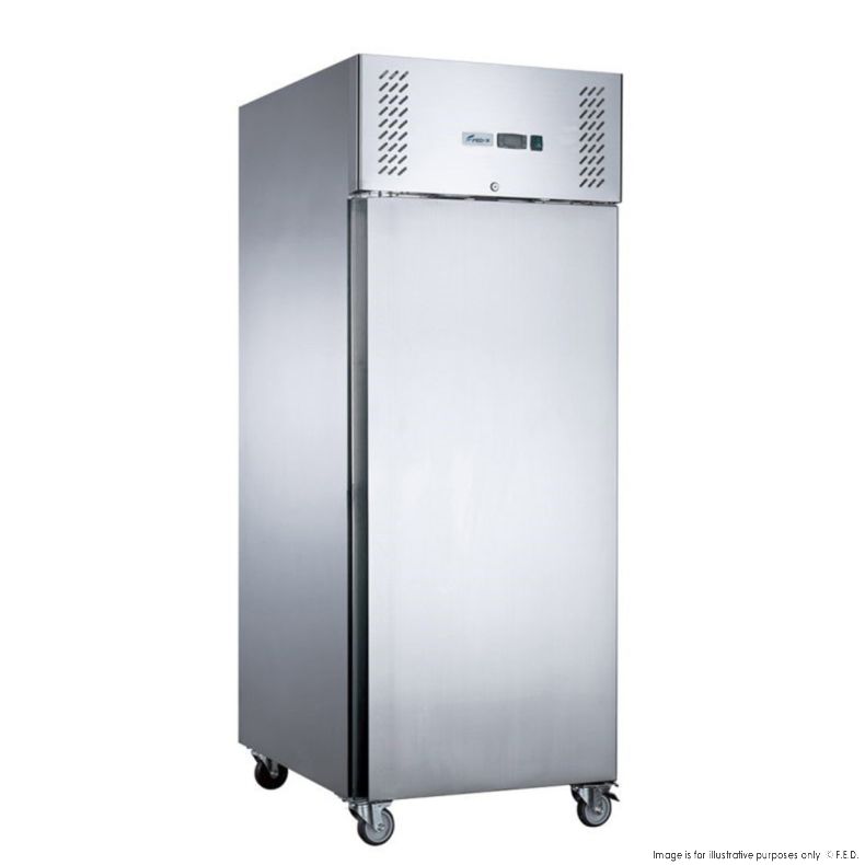 FED-X XURC650SFV S/S Single Door Upright Fridge 650L W740mm