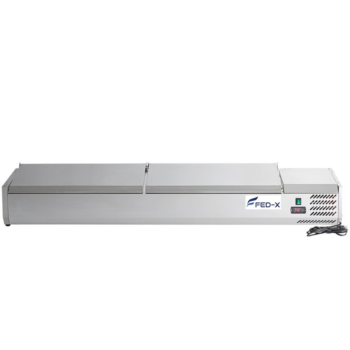 FED-X XVRX1800/380S Salad Bench with Stainless Steel Lids W1800mm