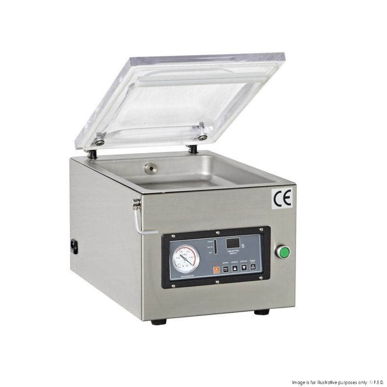 Yasaki Commercial Bench Top Vacuum Packing Machine / ZJ-VM300B1 / Sealer Size: 260mm L x 8mm W