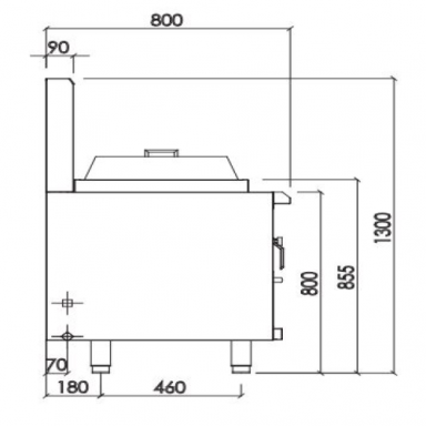 Luus YCR-1 Asian Range Auto-Refill Steamers With Heat Exchange